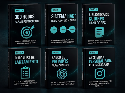 SISTEMA DE CREATIVOS GANADORES + 5 BONOS SOLO POR HOY